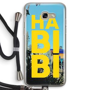 CaseCompany Habibi Majorelle : Samsung Galaxy A5 (2017) Transparant Hoesje met koord