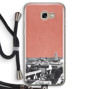 CaseCompany Marrakech Skyline : Samsung Galaxy A5 (2017) Transparant Hoesje met koord
