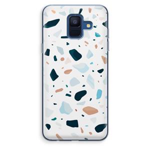 CaseCompany Terrazzo N°13: Samsung Galaxy A6 (2018) Transparant Hoesje