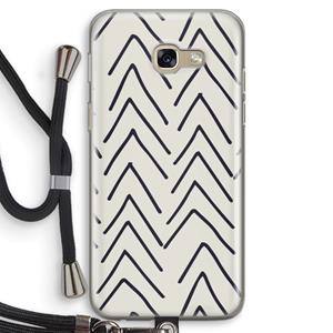 CaseCompany Marrakech Arrows: Samsung Galaxy A5 (2017) Transparant Hoesje met koord