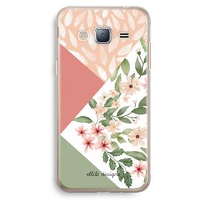 CaseCompany Sweet heaven geometrics: Samsung Galaxy J3 (2016) Transparant Hoesje