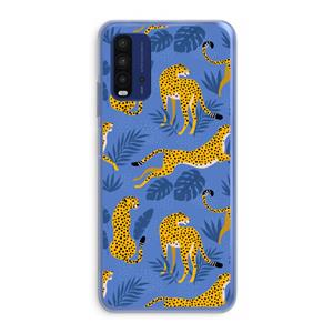 CaseCompany Luipaard: Xiaomi Redmi 9T Transparant Hoesje