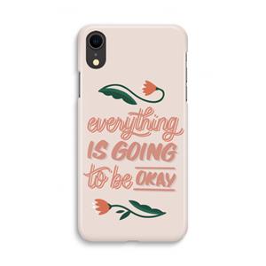 CaseCompany Optimistic flower girl: iPhone XR Volledig Geprint Hoesje