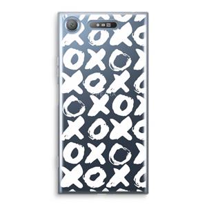 CaseCompany XOXO: Sony Xperia XZ1 Transparant Hoesje
