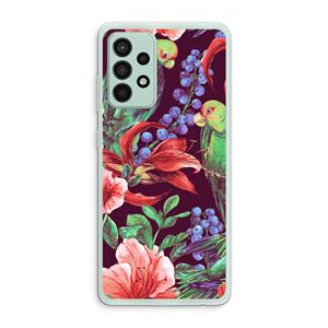 CaseCompany Papegaaien: Samsung Galaxy A52s 5G Transparant Hoesje