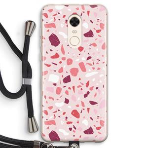 CaseCompany Terrazzo N°15: Xiaomi Redmi 5 Transparant Hoesje met koord
