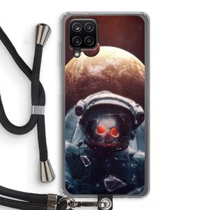 CaseCompany Voyager: Samsung Galaxy A12 Transparant Hoesje met koord