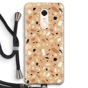 CaseCompany Terrazzo N°17: Xiaomi Redmi 5 Transparant Hoesje met koord