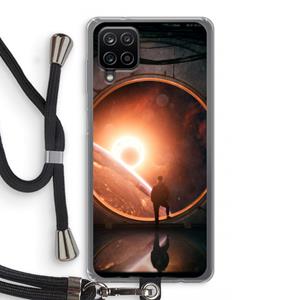 CaseCompany Ephemeral: Samsung Galaxy A12 Transparant Hoesje met koord