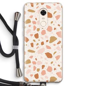CaseCompany Terrazzo N°18: Xiaomi Redmi 5 Transparant Hoesje met koord