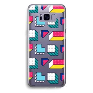 CaseCompany 8-bit N°7: Samsung Galaxy S8 Plus Transparant Hoesje