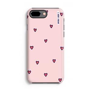 CaseCompany Hartjes: iPhone 8 Plus Tough Case