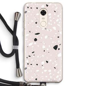 CaseCompany Terrazzo N°20: Xiaomi Redmi 5 Transparant Hoesje met koord