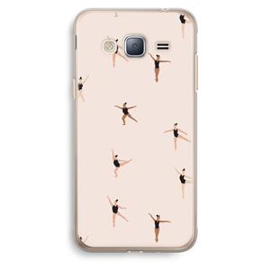 CaseCompany Dancing #1: Samsung Galaxy J3 (2016) Transparant Hoesje