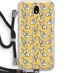 CaseCompany Haas: Samsung Galaxy J7 (2017) Transparant Hoesje met koord