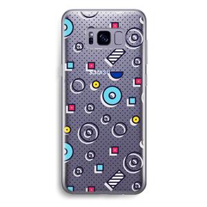 CaseCompany 8-bit N°9: Samsung Galaxy S8 Plus Transparant Hoesje