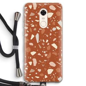 CaseCompany Terrazzo N°22: Xiaomi Redmi 5 Transparant Hoesje met koord