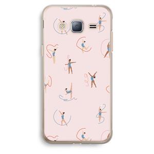 CaseCompany Dancing #3: Samsung Galaxy J3 (2016) Transparant Hoesje