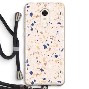 CaseCompany Terrazzo N°23: Xiaomi Redmi 5 Transparant Hoesje met koord