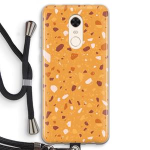 CaseCompany Terrazzo N°24: Xiaomi Redmi 5 Transparant Hoesje met koord