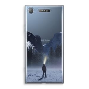 CaseCompany Wanderlust: Sony Xperia XZ1 Transparant Hoesje