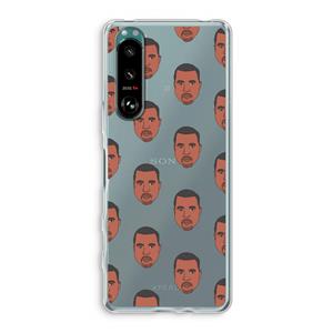 CaseCompany Kanye Call Me℃: Sony Xperia 5 III Transparant Hoesje