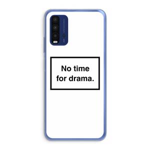 CaseCompany No drama: Xiaomi Redmi 9T Transparant Hoesje