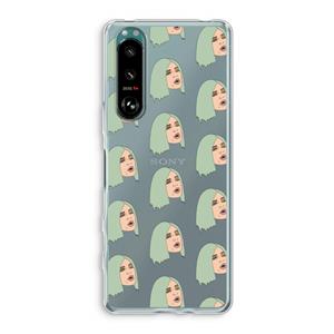 CaseCompany King Kylie: Sony Xperia 5 III Transparant Hoesje