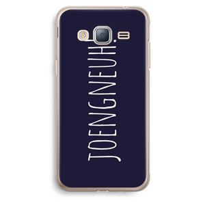 CaseCompany Joengneuh!: Samsung Galaxy J3 (2016) Transparant Hoesje
