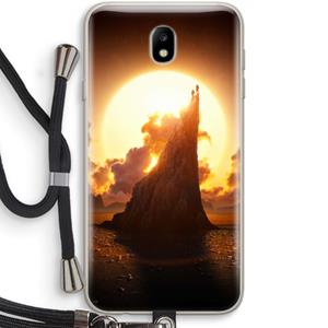 CaseCompany Children of the Sun: Samsung Galaxy J7 (2017) Transparant Hoesje met koord
