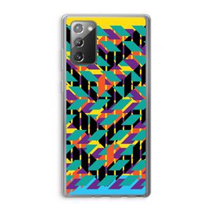 CaseCompany Skew Bee 1: Samsung Galaxy Note 20 / Note 20 5G Transparant Hoesje