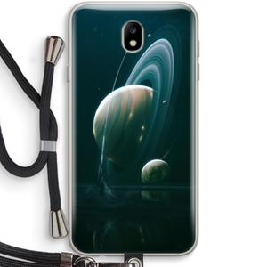 CaseCompany Mercurius: Samsung Galaxy J7 (2017) Transparant Hoesje met koord