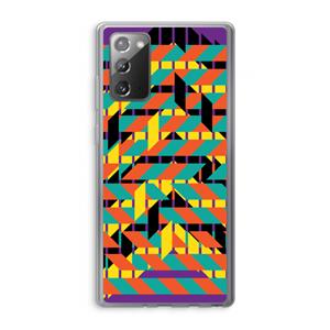 CaseCompany Skew Bee 2: Samsung Galaxy Note 20 / Note 20 5G Transparant Hoesje