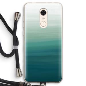 CaseCompany Ocean: Xiaomi Redmi 5 Transparant Hoesje met koord