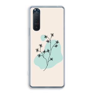 CaseCompany Love your petals: Sony Xperia 5 II Transparant Hoesje