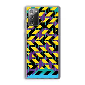 CaseCompany Skew Bee 3: Samsung Galaxy Note 20 / Note 20 5G Transparant Hoesje