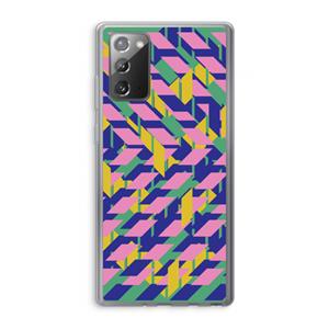 CaseCompany Skew Blush 1: Samsung Galaxy Note 20 / Note 20 5G Transparant Hoesje