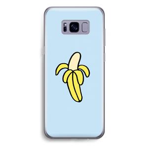 CaseCompany Banana: Samsung Galaxy S8 Plus Transparant Hoesje