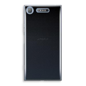 CaseCompany Musketon Halftone: Sony Xperia XZ1 Transparant Hoesje