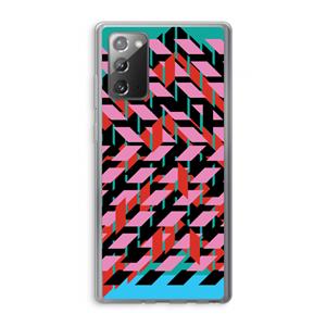 CaseCompany Skew Blush 2: Samsung Galaxy Note 20 / Note 20 5G Transparant Hoesje