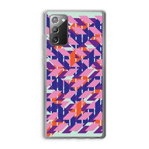 CaseCompany Skew Blush 3: Samsung Galaxy Note 20 / Note 20 5G Transparant Hoesje