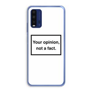 CaseCompany Your opinion: Xiaomi Redmi 9T Transparant Hoesje