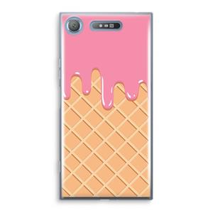 CaseCompany Ice cream: Sony Xperia XZ1 Transparant Hoesje
