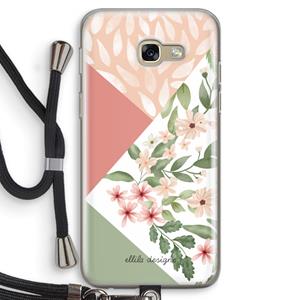 CaseCompany Sweet heaven geometrics: Samsung Galaxy A5 (2017) Transparant Hoesje met koord