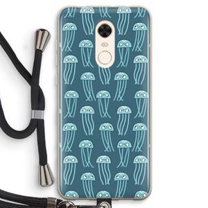 CaseCompany Kwallie: Xiaomi Redmi 5 Transparant Hoesje met koord