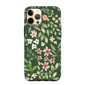 CaseCompany Botanical green sweet flower heaven: iPhone 12 Pro Max Tough Case
