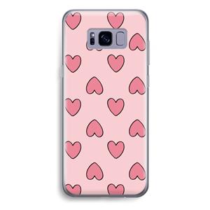 CaseCompany Ondersteboven verliefd: Samsung Galaxy S8 Plus Transparant Hoesje