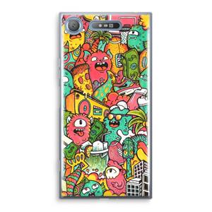 CaseCompany Vexx City: Sony Xperia XZ1 Transparant Hoesje