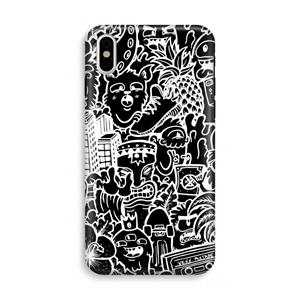 CaseCompany Vexx Black Mixtape: iPhone X Tough Case