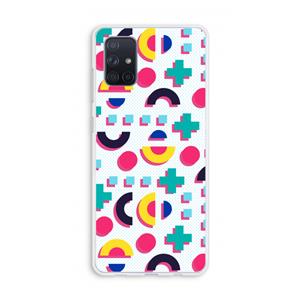 CaseCompany 8-bit N°2: Galaxy A71 Transparant Hoesje